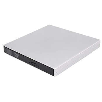 Externý Disk pre Prenosné Externé Napaľovačky diskov DVD na CD/DVD +/-RW Jednotka/Horák/Spisovateľ USB2.0 Mobile Optickej Jednotky