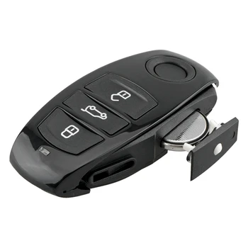 Auto Smart Remote Tlačidlo 3 Tlačidlo 43Hz vhodné na Touareg 2011-PFC7945 7P6959754AL