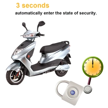 Na motocykel, Bicykel, Skúter, Poplachový Systém Proti krádeži, Bezpečnostný Alarm Ochrany 12V 125db Diaľkové Ovládanie Štart Motora Kľúč Shell