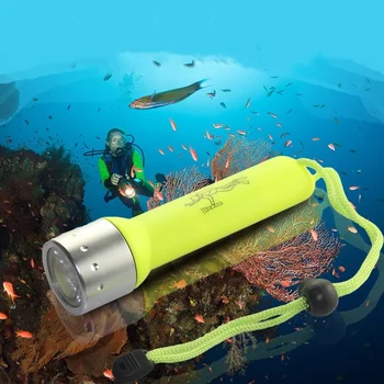 1PCs 2000L Q5 LED Vodotesný Potápač Potápačská Baterka Prenosné Plytké Svetlo Obojživelné Podvodné Bleskové Svetlo, Pochodeň