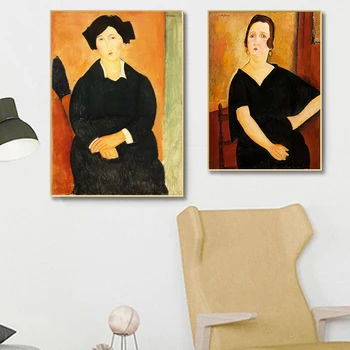 Klasické Amedeo Modigliani Picasso Umelecké Zbierky Abstraktné Plátno Tlačiť Maľovanie Plagátu Na Stenu Obrázky Obývacia Izba Domov Dekor