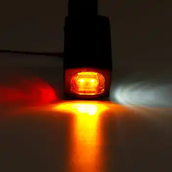 2/4/8x Trailer LED Bočné Obrysové Osvetlenie Osnovy Značku Truck Svetlo Van LED Svetlá prípojného vozidla Bočné Obrysové Svetlo 12-24V