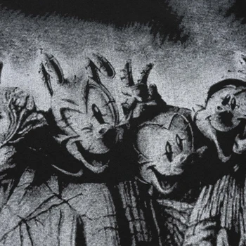 Vintage Retro Karikatúra Grafiku Dlhý Rukáv T Košele, Čierne Tričko Nadrozmerné Satan Punk Oblečenie Lenivosť Streetwear 2020 Tees Ženy