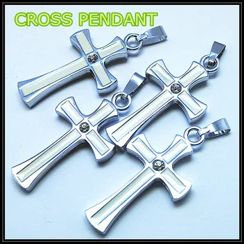 2 ks módne charms mužov prívesky 25x40mm kovový kríž tvar prívesky, módne šperky, prívesky, christian