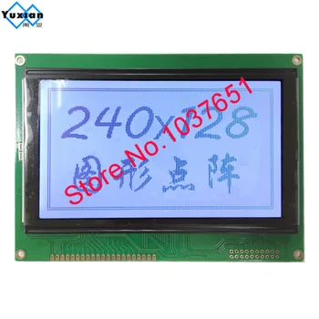 5.1 palcový 240128 lcd displej modrá biela zelená dotykový panel plastice LCM240128A-V3.0 T6963C alebo UCI6963