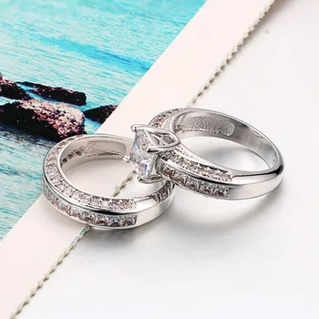 Luxusné 925 Silver Farebné Krúžky Pre Ženy Zapojenie Svadobné Diamantové Prstene 14k AAA Zirkón Krúžok Saphire Kameň Jemné Šperky Dary
