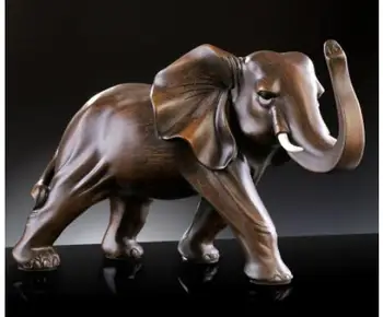 Pôvodné veľkoobchod slon objekt živicové imitácie dreva slon matka slona displej kus sľubný ako obraz remeselné
