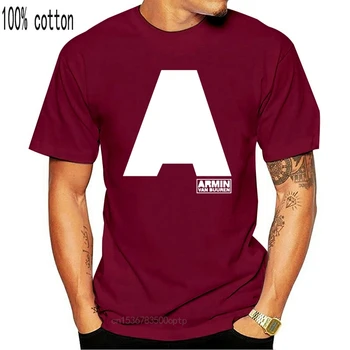 Armin Van Buuren pánske T-Shirts Black Najvyššej Kvality Tee Tričko