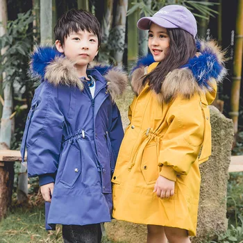 2020 Nové zimné oblečenie móda teplé deti parkas 2-8Y zahustiť deti vrchné oblečenie bundy pre chlapcov, dievčatá