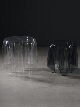 Plávajúce rohu multi Nordic akryl pri okrúhlom stole jednoduché Európskej salon okrúhleho stola kreatívne pri okrúhlom stole transparentné basy pri okrúhlom stole