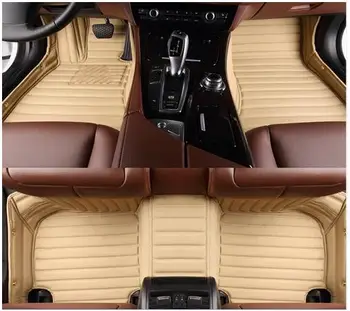 Vysoká kvalita! Vlastné špeciálne auto podlahové rohože pre Volkswagen Golf 6 2013-2008 nepremokavé koberce, koberce pre Golfové 2010,doprava Zdarma