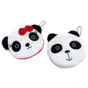2 Typy Žien Cartoon Panda Mince Kabelku Držiteľa Karty Kľúč Peniaze Vak Mini Kabelka Žena Na Zips, Malé Peňaženky Roztomilý Peňaženky Pre Dievčatá