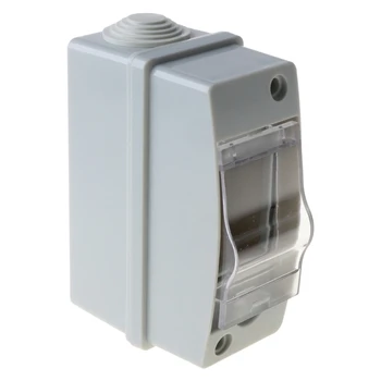 Domáce Osvetlenie Elektrických rozvodov Box Vodeodolné IP65 s Priehľadný Kryt Spojovacej Drôt Box Príslušenstvo G8TB