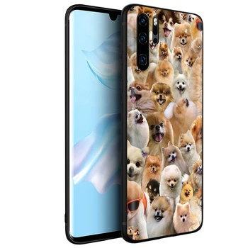 YIMAOC Pomeranian Pom Silikónové puzdro na Huawei Mate 10 P8 P9 P10 P20 Lite Pro S Y7 Y9 Smart Mini 2017 2018