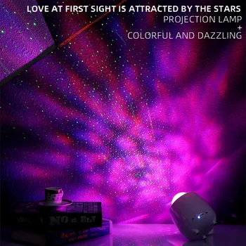 LED Projekčnej Lampy Spálňa Decor Osvetlenie, Laser Noc Čítanie pre Deti Darček Spanie Svetlo Spálňa Nočný Stolík Lampa
