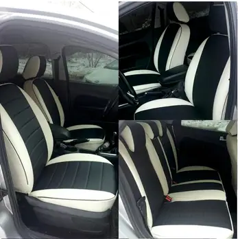 Avtochehly autopilota systém pre BMW 5 (E60) (2002-2010), alcantara čierna + béžová avtochehly avtochehol ekokozha zahŕňa stroj salon avtochehly prestieranie auto seat