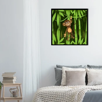 5D DIY Diamond Maľovanie Opice Auta Plné Kolo Remeselné Diamond Výšivky Perličiek Mozaikovou Výzdobou Domov