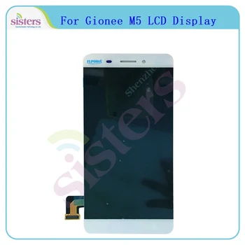 Pôvodný Pre Gionee M5 LCD Displej S Dotykovým displejom Digitalizátorom. Montáž Náhradných Dielov Mobilný Telefón, LCD Black White Gold