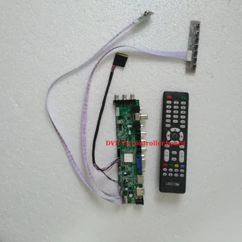 Držiak Pre LTN156AT19-W01/LTN156AT19-001 Panel, DVB-T2 Signálu digitálny LED USB, VGA, TV 1 366 X 768 rozhrania HDMI, AV radič rada obrazovke diaľkového