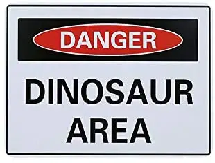 Retro Prihlásiť Nebezpečenstvo Dinosaura Oblasti Vintage Kovov Cín Prihlásenie Domova Bar Muž Jaskyňa Garáž Dekor Reštaurácia Dekor Izba Dekor Retro