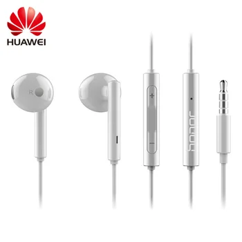 Pôvodné Huawei / Česť AM115 In-ear Slúchadlá s Mikrofónom reguláciu Hlasitosti-3,5 mm Jack pre Smartphony Mate / Česť / P7 P8 P9 atď