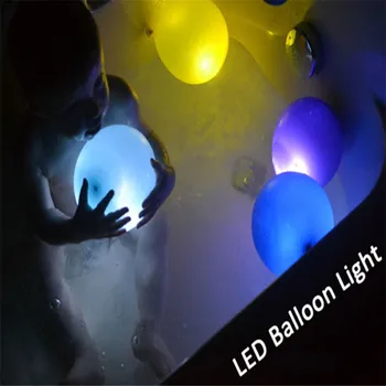(10pcs/lot)malé Mini Nepremokavé ponorné LED balón Lampa Biele LED Svetlo pre Papierové Lucerny Strany Svadobné Dekorácie mariage
