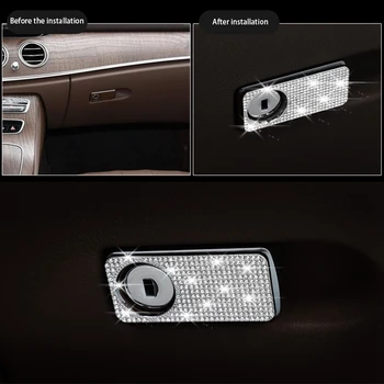 Copilot Úložný Box Prepínač Rukoväť Kamienkami Nálepku Krytu Vhodné Nosenie pre Benz Triedy E W213 E200L E300L E320L Príslušenstvo Bli