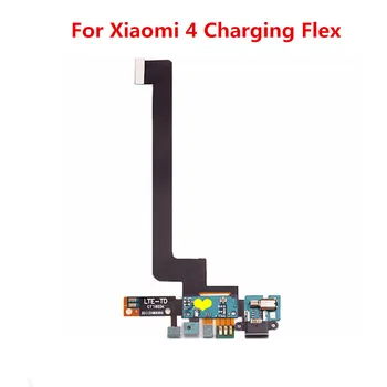 10pcs Pre Xiao 4C kom 4i 4S Mi4s Nabíjanie pomocou pripojenia USB zásuvka Rady Flex Kábel Konektor opravy dielov pre Xiao 4 Mi 4 Mi 4S