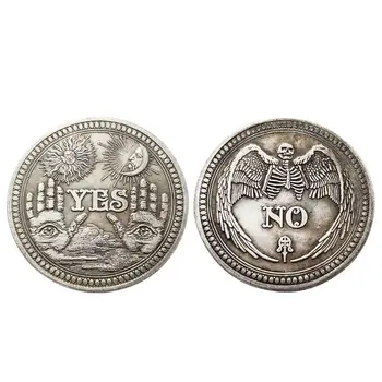 1PC Bronz Áno Nie Pamätné Mince obchod so Výzvou Zberateľské Mince Zbierku Umeleckých Remesiel Dary