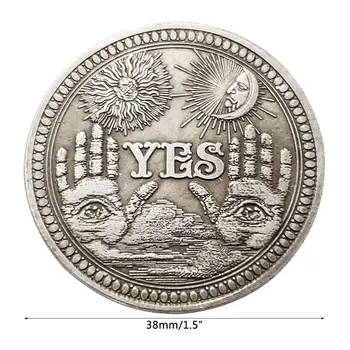 1PC Bronz Áno Nie Pamätné Mince obchod so Výzvou Zberateľské Mince Zbierku Umeleckých Remesiel Dary