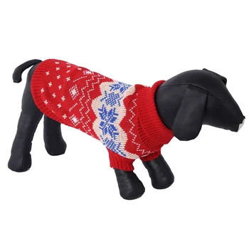 Psie Oblečenie V Zime Teplé Vianočný Sveter Pre Psov Pet Oblečenie Kabát Pletenie Háčkovanie Handričkou Jersey Perro Domáce Zvieratá