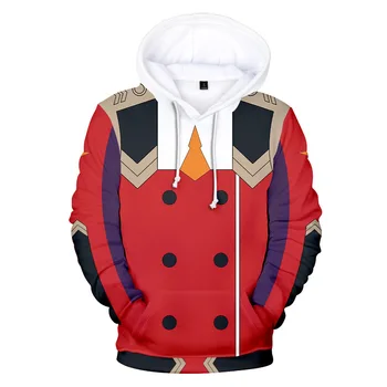 Bundy Kabáty Anime Miláčik v franxx NULA DVA hoodie Cosplay Mikiny s Kapucňou