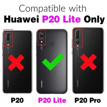 Telefón puzdro na Huawei P20 Lite Robustný Silikónový Držiak jednotky Pevného Shockproof Ťažkých Príslušenstvo huewai P20lite P 20 Havaj Nova 3E