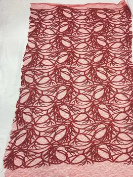 CiCi-51429 francúzsky Čistý Tu francúzsky Čistý Tylu Čipky Textílie super Kvalitu Výšivky Afriky Nigérijský Guipure Čipky Textílie s flitrami