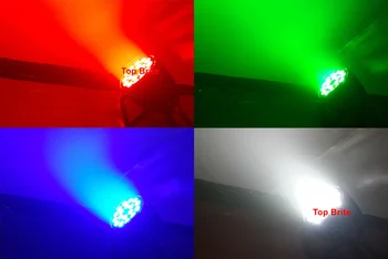 Hot Predaj 18X18W RGBWA-UV 6IN1 LED Par Svetla Hliníkové Shell DMX Par Plechoviek Ideálne Pre Dj Party, Vianočné Dekorácie Pre Domov