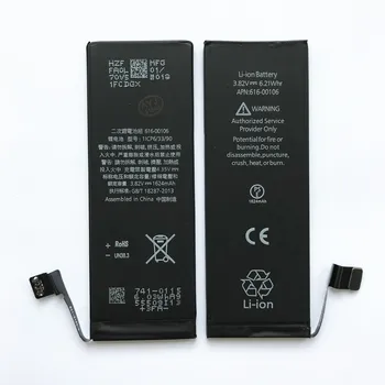 Pôvodné AYJ Telefón Batéria Pre Apple iphone5se iphone 5se Bateria Reálne možnosti 1624mAh náhradné batérie 0 cyklus s Nástrojom