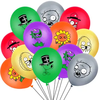 32Pcs/Set Col-strana Rastliny VS Zombie Balóny s Tortu Vňaťou Banner Happy Birthday Baby Sprcha Strana navrhne Dekorácie