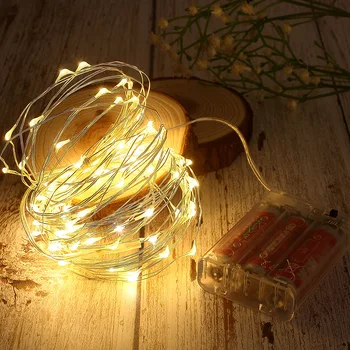 1M 2M 3M 5M 10M Medený Drôt LED Reťazec, Svetlá, Vianočné Dekorácie pre Domov Nový Rok Dekorácie Navidad 2020 Vianočné Osvetlenie