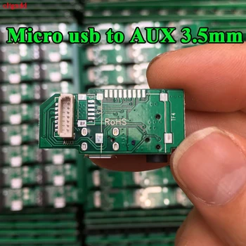 10X Audio spojenie rada adaptér doske konektor Aux 3,5 mm konektor micro USB 5P rozhranie zásuvka, ktorý sa používa pre audio digital equipment urob si sám