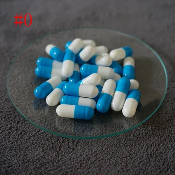 0#1000~10000pcs Modro-Biele Vysoko kvalitné tvrdé želatína prázdne kapsúl,0 veľkosti duté želatína kapsúl ,spojené alebo oddelené kapsúl