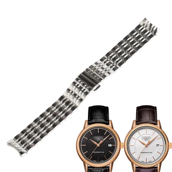 WENTULA watchbands pre tissot CARSON T085 nehrdzavejúcej ocele pevné kapela hodinkám t085.407 t085.410 T085.207