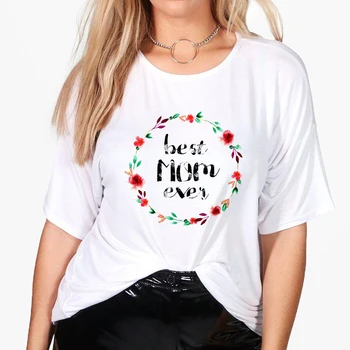 LUSLOS Najlepšie Mama Niekedy Listov Tlač Bežné Tee Najlepšími Priateľmi Zodpovedajúce T-Shirt Dievčatá Nové Módne Tumblr Najlepšie Sestra Grafické Tees
