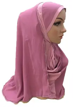 Arabské Ženy Moslimských Amira Hidžáb Jeden Kus Plnú Hlavu Kryt Zábal Šatku Šatky Pokrývku Hlavy Islamskej Turban Khimar Blízkom Východe Šatku