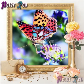 5d DIY animal Butterfly kvet Diamond Maľovanie Cross Stitch moderné Domáce Dekorácie Mozaiky Okrúhle alebo Štvorcové Výšivky Obrázky
