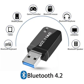USB WiFi Bezdrôtové AC1200 mb / s Dongle Adaptér USB 3.0 Siete Prenosné Karty pre PC, Notebook SGA998