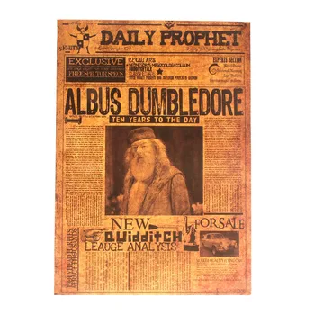 Stena Nálepky Nástenná Maľba Dumbledore Hlavné Vintage Jeden Kus Plagát Domova Obývacej Miestnosti Dekorácie