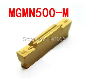 10PCS MGMN500 -M karbidu sústruženie vložka Pre oceľ s,rezanie vložiť,cnc,stroj pre Zapichovanie Držiteľ MGEHR & MGIVR &MGEVR