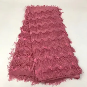 Africké Čipky strapec čipky Textílie 2018 Vyšívané Nigérijský Šnúrky Textílie Svadobné Kvalitné francúzske Tylu Čipky Textílie Pre Ženy