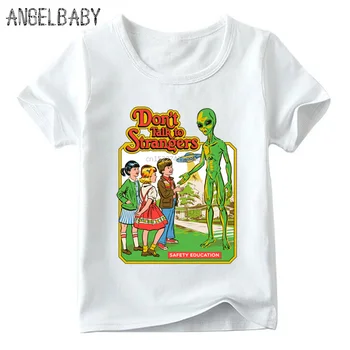 Chlapci/Dievčatá Demon Smrti Desivé Zlo Satanizmu smrtka Tlačiť T-shirt Deti Hororový Príbeh Topy, Baby, Deti Funny T tričko