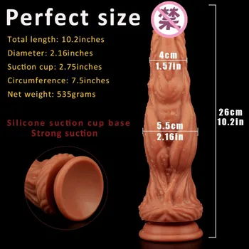 Obrovské Dildo Super Mäkké Realistický Penis Dick Dildo Žena Masturbator Double-layer Silikónové prísavky Dilda Sexuálne Hračky pre Ženy